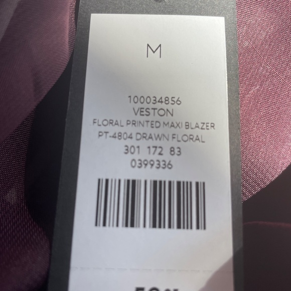 Dynamite floral maxi blazer - Picture 5 of 5